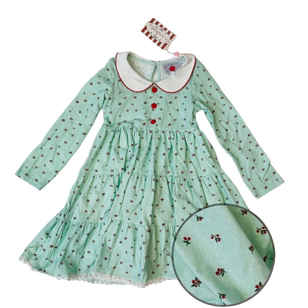 NWT Serendipity Size 18M Holly Berry Petal Dress